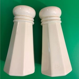 Vintage Salt & Pepper Shakers Handmade 1988 Mom 5”T Octagon